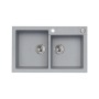 Alveus Rock 90 Granital Concrete-G81 780x480x180 2x кухонная мойка