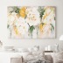 Интерьерная картина "Желтые пионы" на холсте, большая, размер 50х80 см