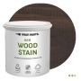 Пропитка для дерева с воском для наружных и внутренних работ ProfiPaints Eco Wood Stain 0.9л, Серо-коричневый