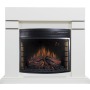 Каминокомплект Lindos - Белый с очагом Dioramic 28 LED FX