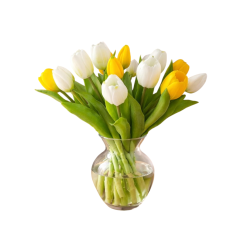 Букет силиконвых тюльпанов с имитацией воды
