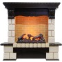 Каминокомплект Pierre Luxe - Венге / Шампань (Высота 1035мм) с очагом Cassette 600 NH