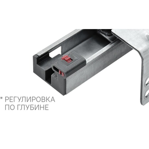 Направляющие скрытого монтажа AQ Stealth soft для сушки в нижнюю базу, (ДСП 19мм), 450 мм #3
