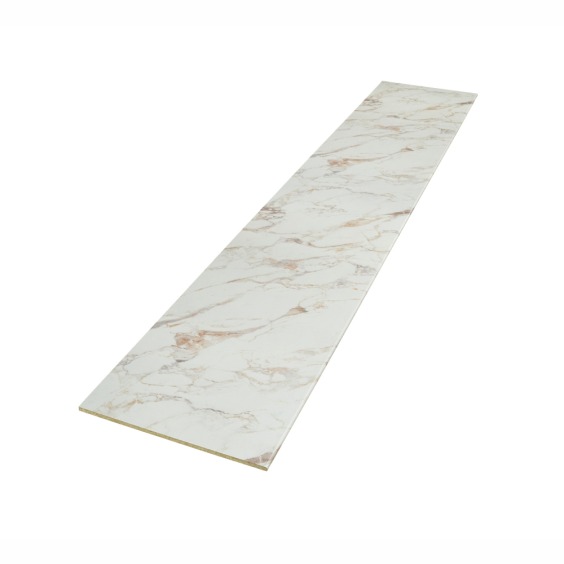 Столешница «Скиф» Мрамор Калакатта золотой глянец арт. 208, 3000 x 600 x 38 мм #1