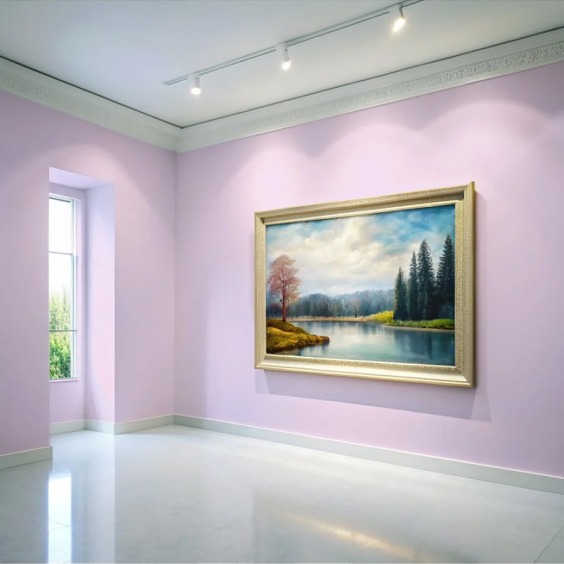 Краска для стен водоэмульсионная интерьерная матовая Profipaints Silver Design Vision 9л, Нежная сирень #3