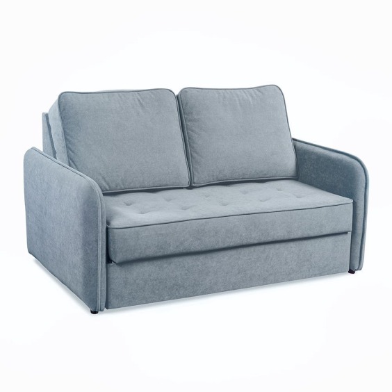 Диван-кровать "Дарлин", Велюр, Серый #1