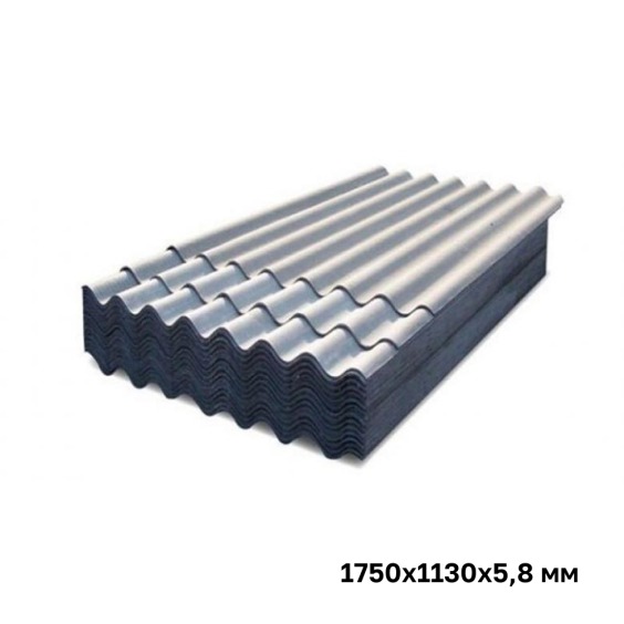 Шифер 8-волновой BF Tech 1750х1130х5,8 ГОСТ #1