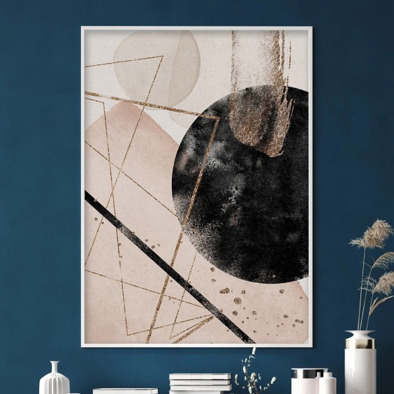 Интерьерная картина "Планета" на холсте, большая, размер 80х50 см #1