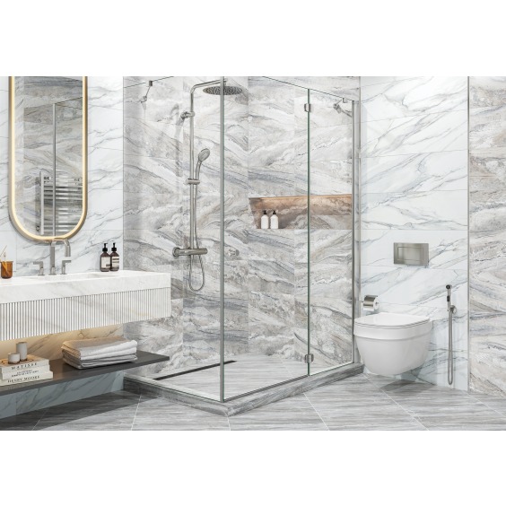 Delacora Alicante Statuario WT15ALC00R Плитка настенная 246*740 (7 шт в уп/53,508 м в пал) #3