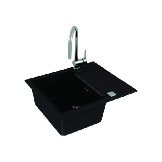 Alveus Granital Cadit 10 Carbon - G91 590 X 500 1X кухонная мойка #2