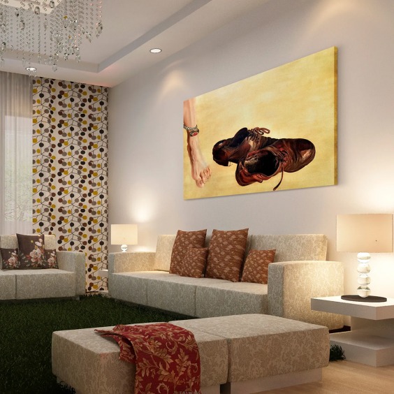 Картина на холсте "Первородный грех" в размере 50х80 см на стену, для интерьера, для дома, для комнаты, в спальню #6