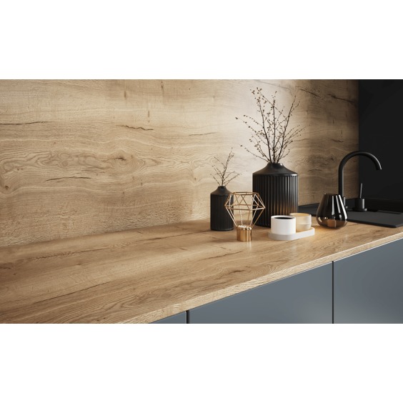 Фартук для кухни «Скиф» Дуб Бунратти арт. 100Ш, 4200 x 600 x 6 мм #2