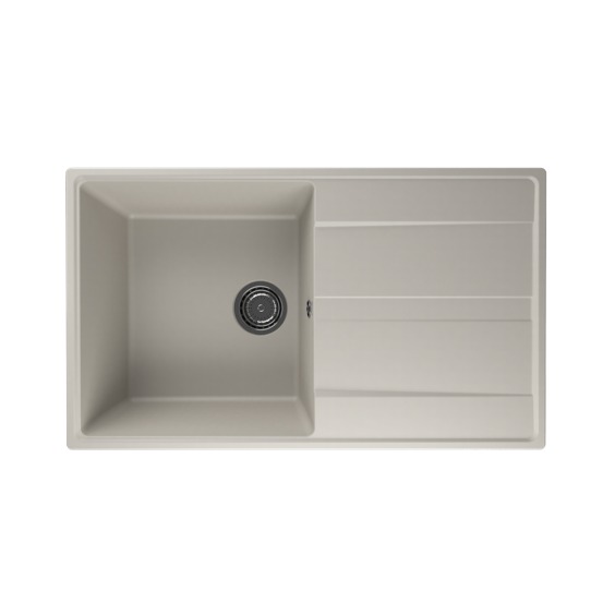 Мойка для кухни кварцевая Ulgran Quartz Prima 850-02, лён #1