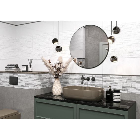 TWU2550DCV00 плитка облицовочная рельефная Alma Ceramica Discover 249*500 (9 шт в уп/63,897 м в пал) #3