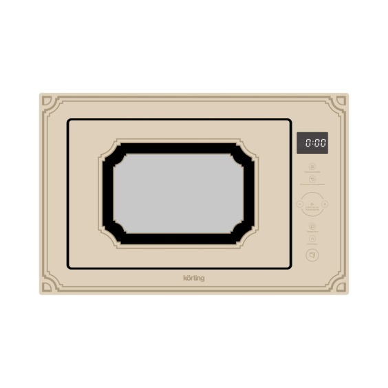 Korting KMI 825 RGB встраиваемая микроволновая печь в стиле ретро #1