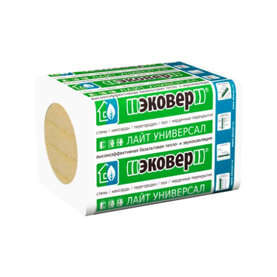 Утеплитель Эковер Лайт 40 1000х600х100 мм, 6 шт. уп #1