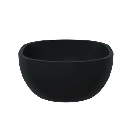 Раковина для ванной накладная Uperwood Arizona овальная, бетон, цвет черный #8