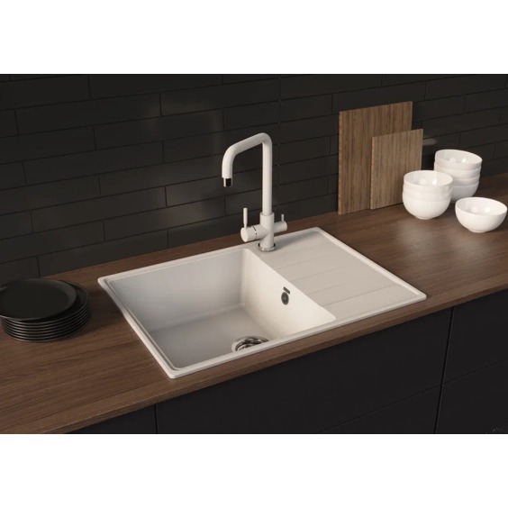 Мойка для кухни кварцевая Ulgran Quartz Prima 700-02, лён #2