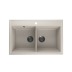 Мойка для кухни кварцевая Ulgran Quartz Ruma 780-02, лен