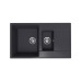 Мойка для кухни кварцевая Ulgran Quartz Prima 860-08, космос, 1,5 чаши