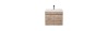 Тумба под раковину для ванной подвесная Uperwood Eva 49х34,6х40 см, Крафт Табачный, с дверцами