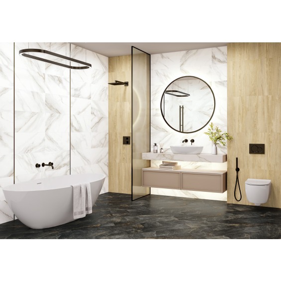 Delacora Santorini Black GP2090SNN99L Керамогранит лаппатированный 200*900 (9 шт в уп/72,9 м в пал) #2