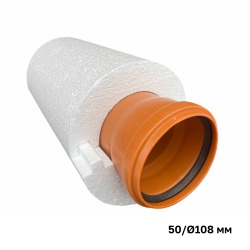Трубная изоляция из пенопласта, 108/50 мм