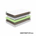 Матрас Natura Vera Cocos Light 211, 80х190х17 см, Чехол из стеганого жаккарда