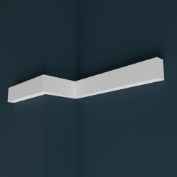 Молдинг гипсовый М02, 1000х46х10