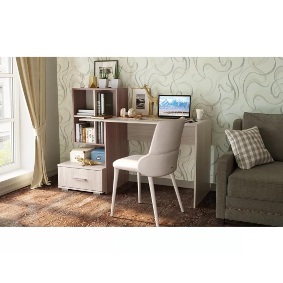 Письменно-компьютерный стол ПКС-10 Шимо светлый-Шимо темный #3