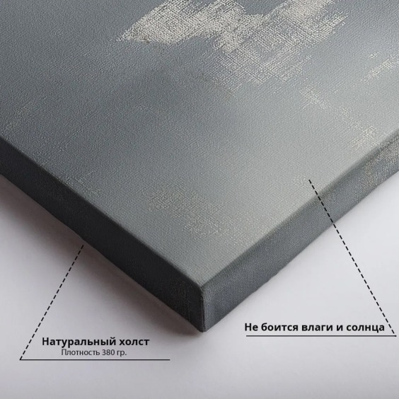 Интерьерная картина "Абстракция стены" на холсте, большая, размер 40х60 см #3