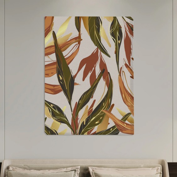 Картина на стену большая на холсте интерьерная "Листья Нарнии", размер 45х30 см #3 Картина на стену большая на холсте интерьерная "Листья Нарнии", размер 45х30 см #3