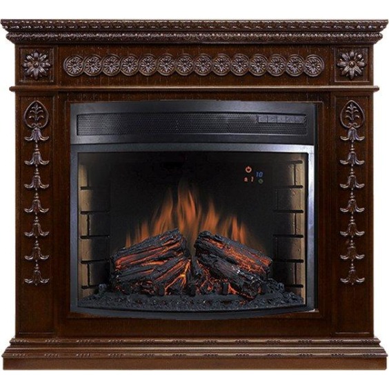 Каминокомплект Milan - Темный дуб с очагом Dioramic 28 LED FX #1