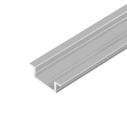 Профиль врезной AQ Form для LED лент 15/21x7, Алюминий, L=2000 мм