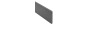 Планка поперечная AQ LineBox, L=1200 мм, Графит