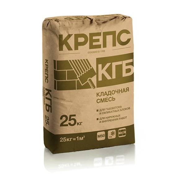 Крепс КГБ смесь кладочная 25кг (56шт) #1