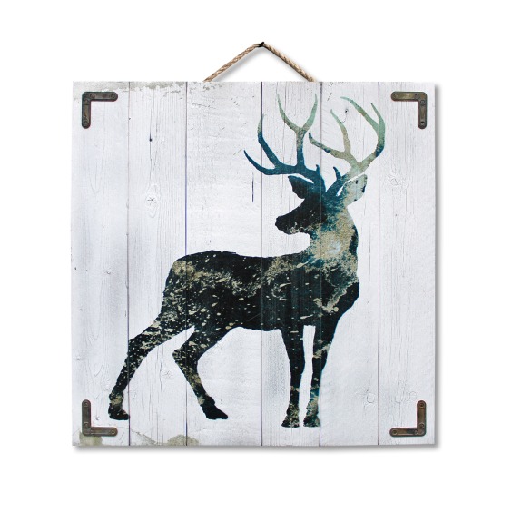 Картина "Экспозиция Олень" 60х60 см #1