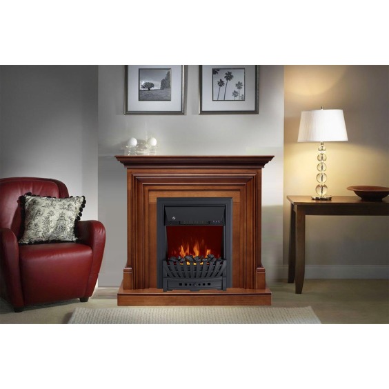 Каминокомплект Bradford - Темный дуб с очагом Aspen Gold #3