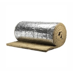 Утеплитель Rockwool Вайред Мат 105 Кашированный фольгированный 2000х1000х90 мм