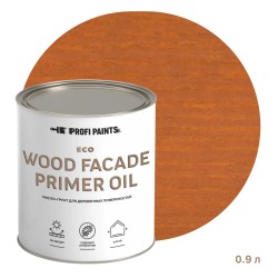 Масло-грунт по дереву для наружных работ Profipaints ECO Wood Fasade Primer Oil 0.9л, Мед