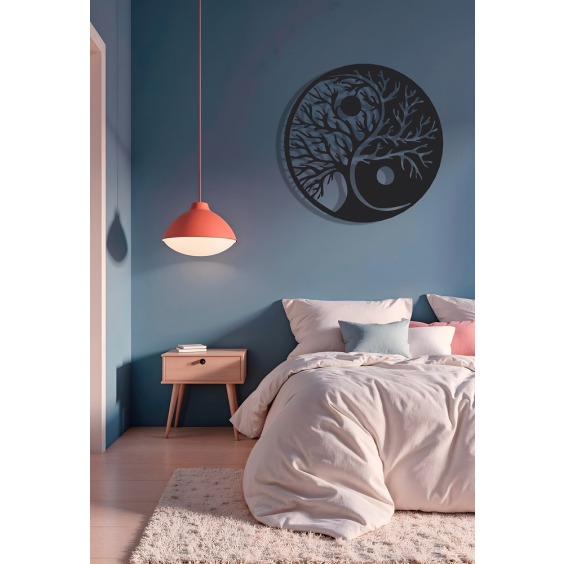 Картина Wood [ древо жизни Инь-Ян ], 38 см #5