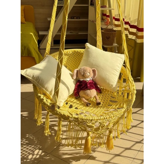 Макраме кресло-гамак «Венеция» #5
