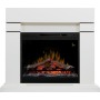 Каминокомплект Lindos - Белый (Высота 985мм) с очагом Symphony 26'' DF2624L-INT
