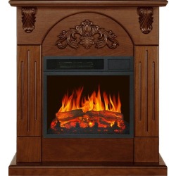 Каминокомплект Chester Wood - Орех с очагом Vision 18 LED FX