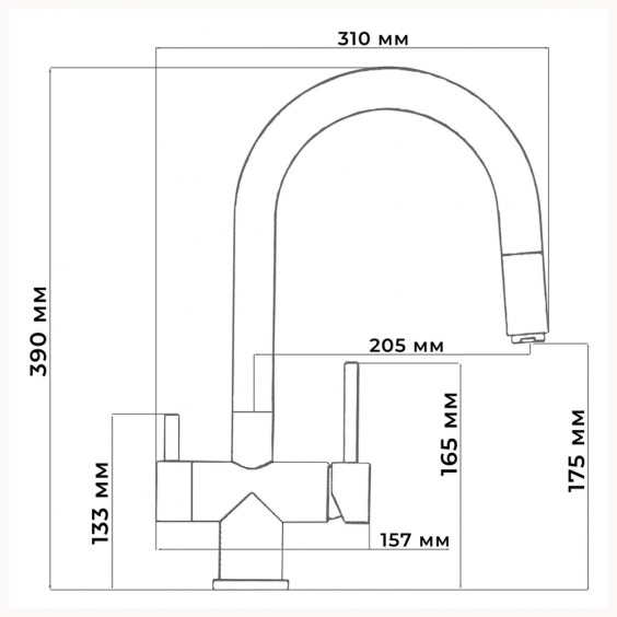 TopZero TPZ 304 INOX смеситель #3