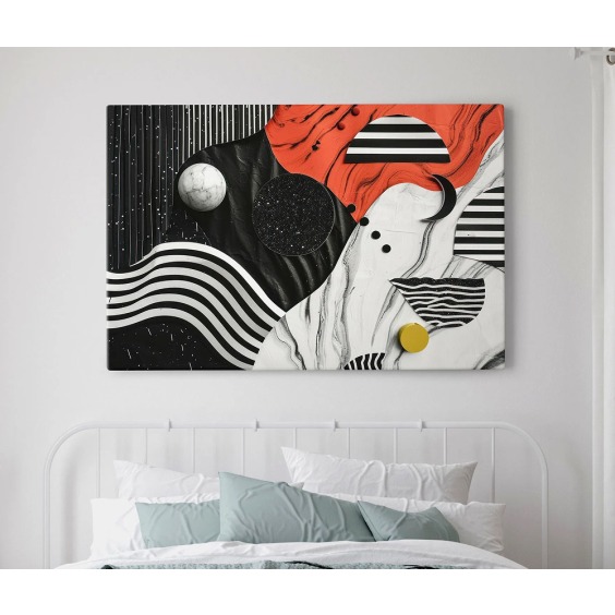 Интерьерная картина "Планеты" на холсте, большая, размер 60х90 см #6