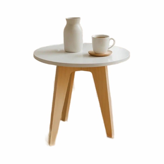 Стол детский или стол журнальный ЛуЛу, 600х600х556 мм, Белый #1