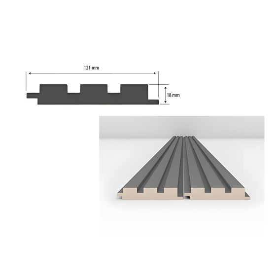 МДФ Профиль LB-3771 AGT Дуб дельфи арт. 3039, 2800 x 121 x 18 мм #4 МДФ Профиль LB-3771 AGT Дуб дельфи арт. 3039, 2800 x 121 x 18 мм #4