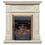 Электрокамин Lilian WT с очагом Majestic Lux Brass