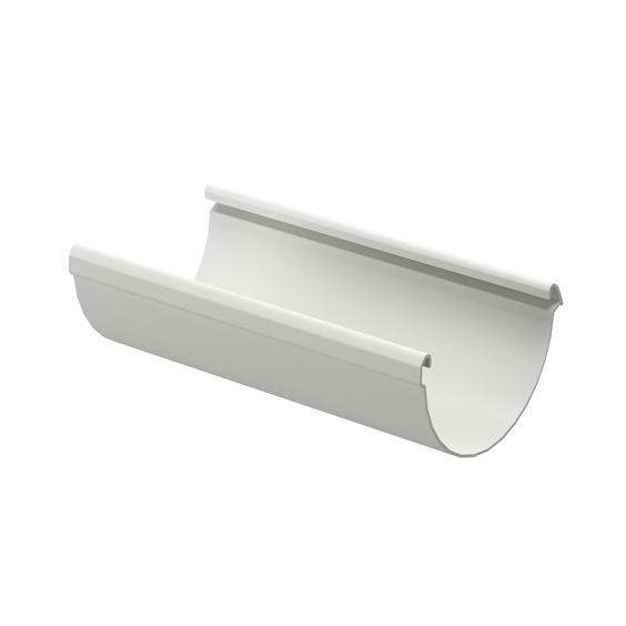Желоб водосточный Docke Lux 3м, пломбир #1